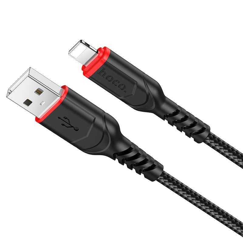 Data- och laddningskabel USB-A - Lightning HOCO X59 Victory, 18W, 1m, Svart