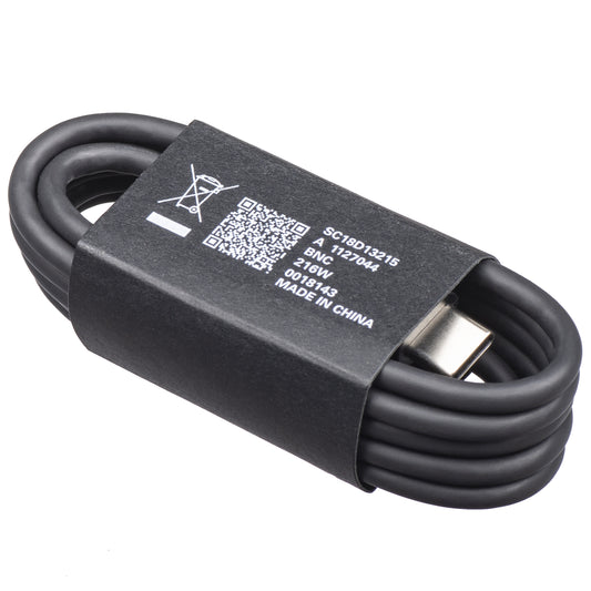 USB-C - USB-C Motorola Data- och Laddningskabel, 1m, Svart SC18D13215
