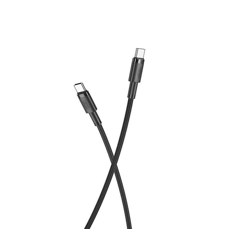 USB-C - USB-C Data- och Laddningskabel XO Design NB-Q199, 100W, 1.5m, Svart