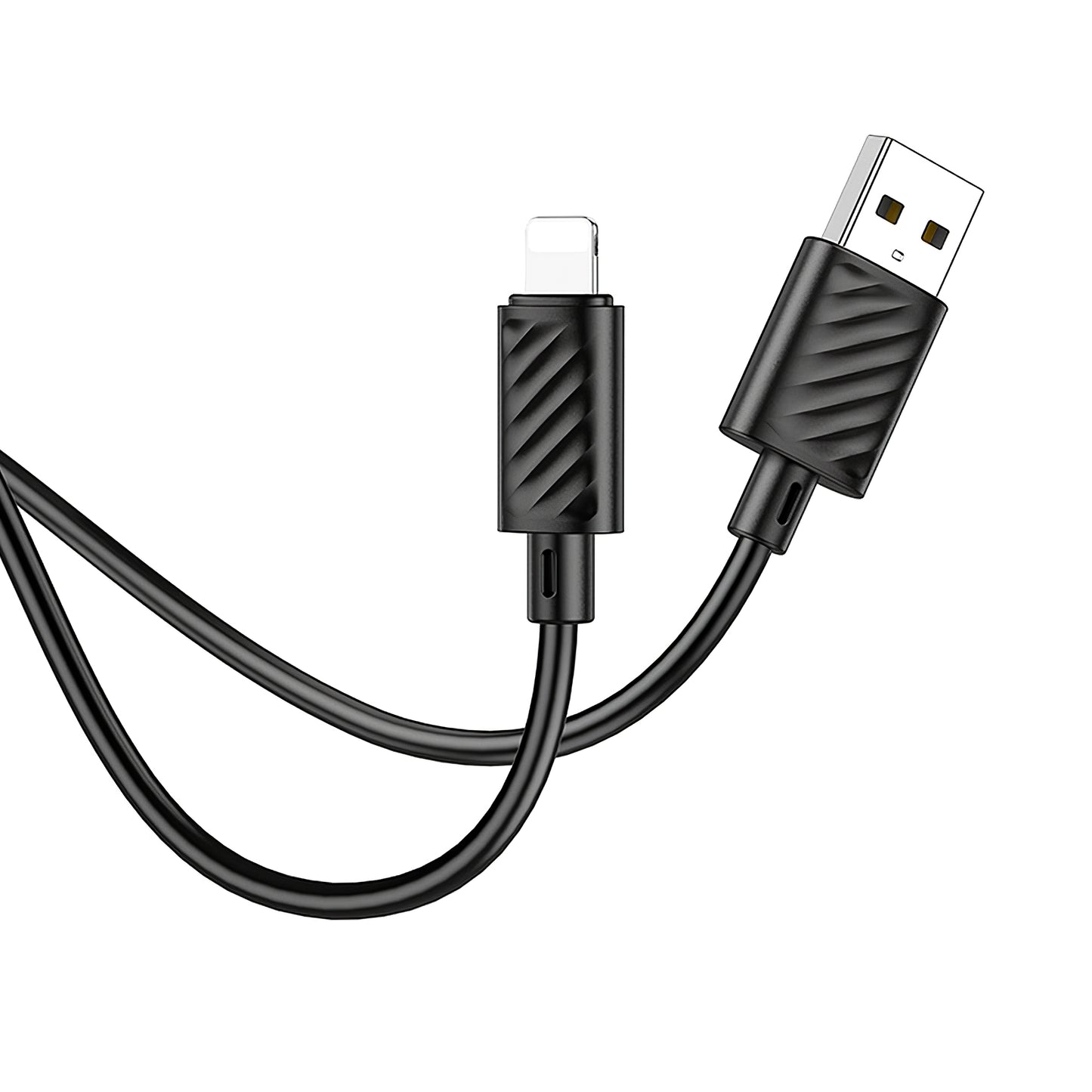 Data- och laddningskabel USB-A - Lightning HOCO X88, 18W, 1m, svart