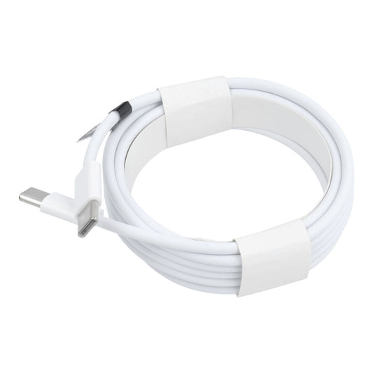 USB-C data- och laddningskabel - USB-C OEM USB-C HD26 Box, 30W, 2m, Vit