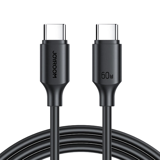 USB-C data- och laddningskabel - USB-C Joyroom S-CC060A9, 60W, 1m, svart