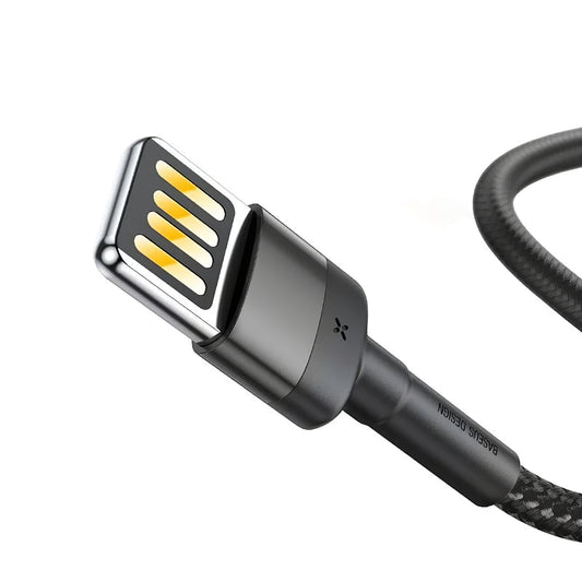 Data- och laddningskabel USB-A - Lightning Baseus Cafule, 18W, 2m, Grå CALKLF-HG1