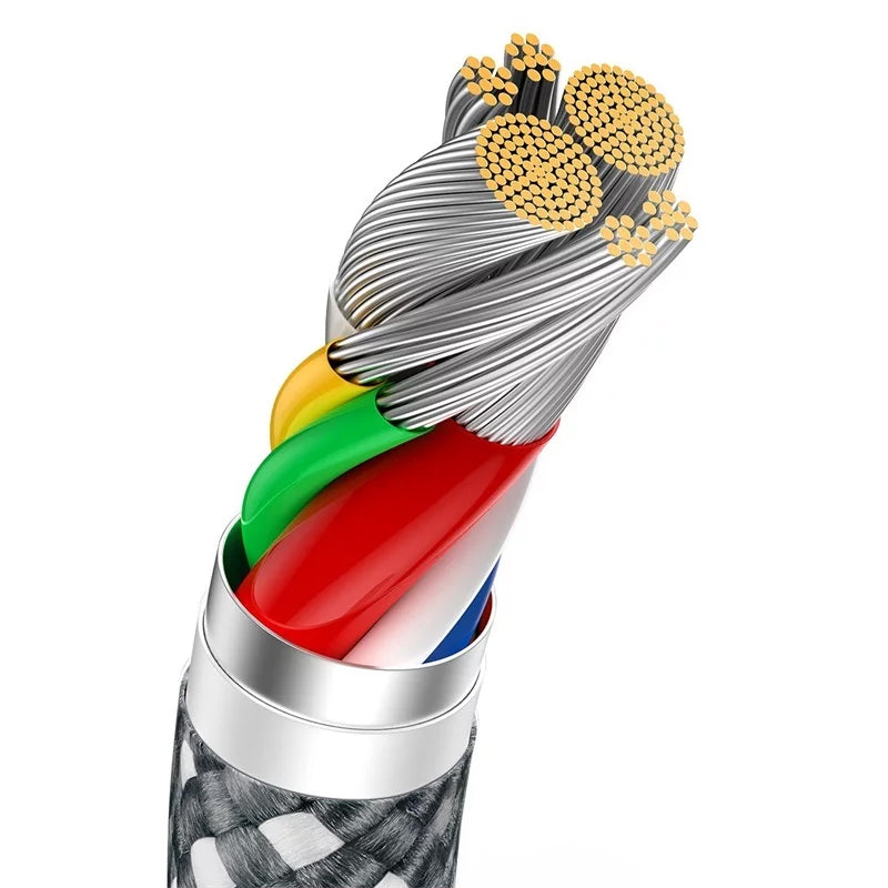 USB-C till USB-C Data- och Laddningskabel Baseus Dynamic Series, 100W, 1m, Grå CALD000216