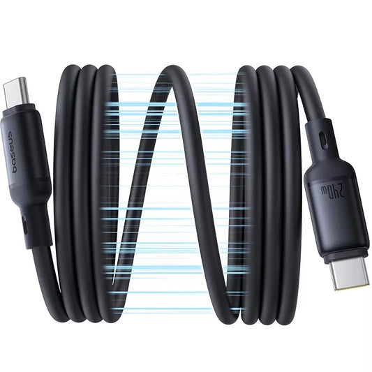 USB-C till USB-C Data- och Laddningskabel Baseus PicoGo, 240W, 1m, Svart P10376800121-00