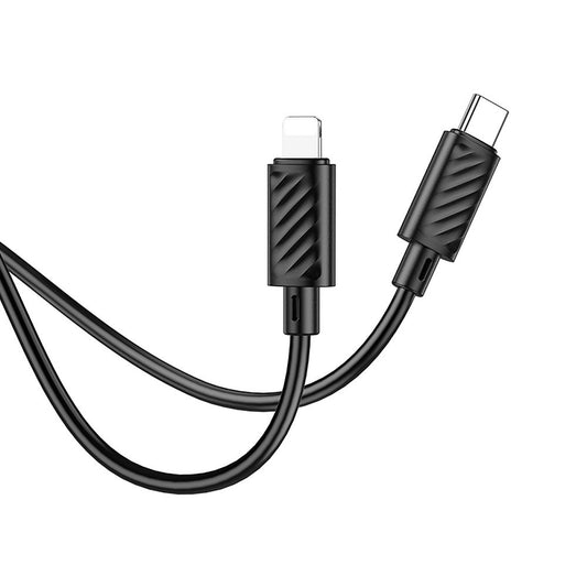 USB-C - Lightning Laddnings- och Datakabel HOCO X88, 20W, 1m, Svart