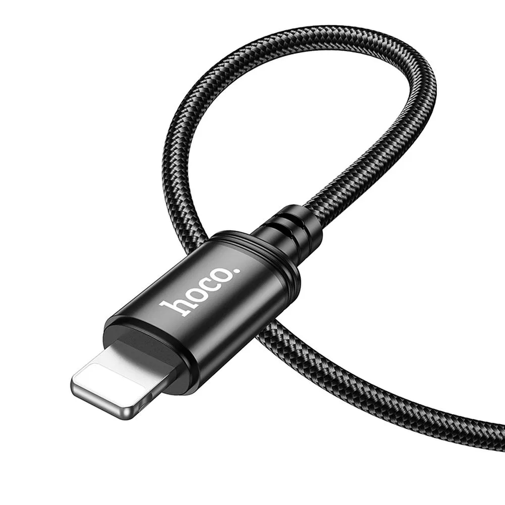 USB-A - Lightning Data- och Laddningskabel HOCO X89, 18W, 1m, Svart
