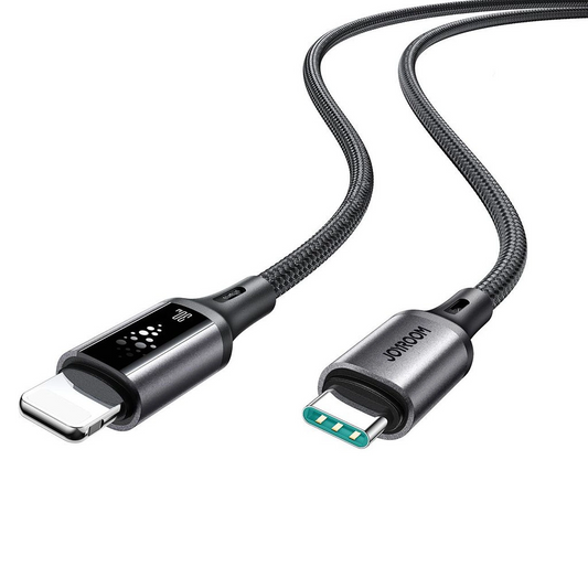 USB-C - Lightning Joyroom S-A60 StarTalk data- och laddningskabel, 30W, 1.2m, Svart