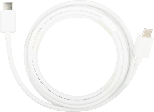 USB-C - USB-C Google data- och laddningskabel, 30W, 3m, Vit