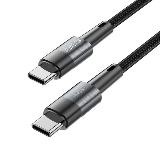 USB-C Data- och laddningskabel - USB-C Tech-Protect Ultraboost, 60W, 1m, Grå