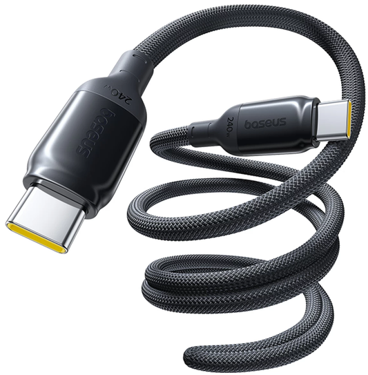 USB-C Data- och Laddningskabel - USB-C Baseus PicoGo II, 240W, 2m, Svart E0423301