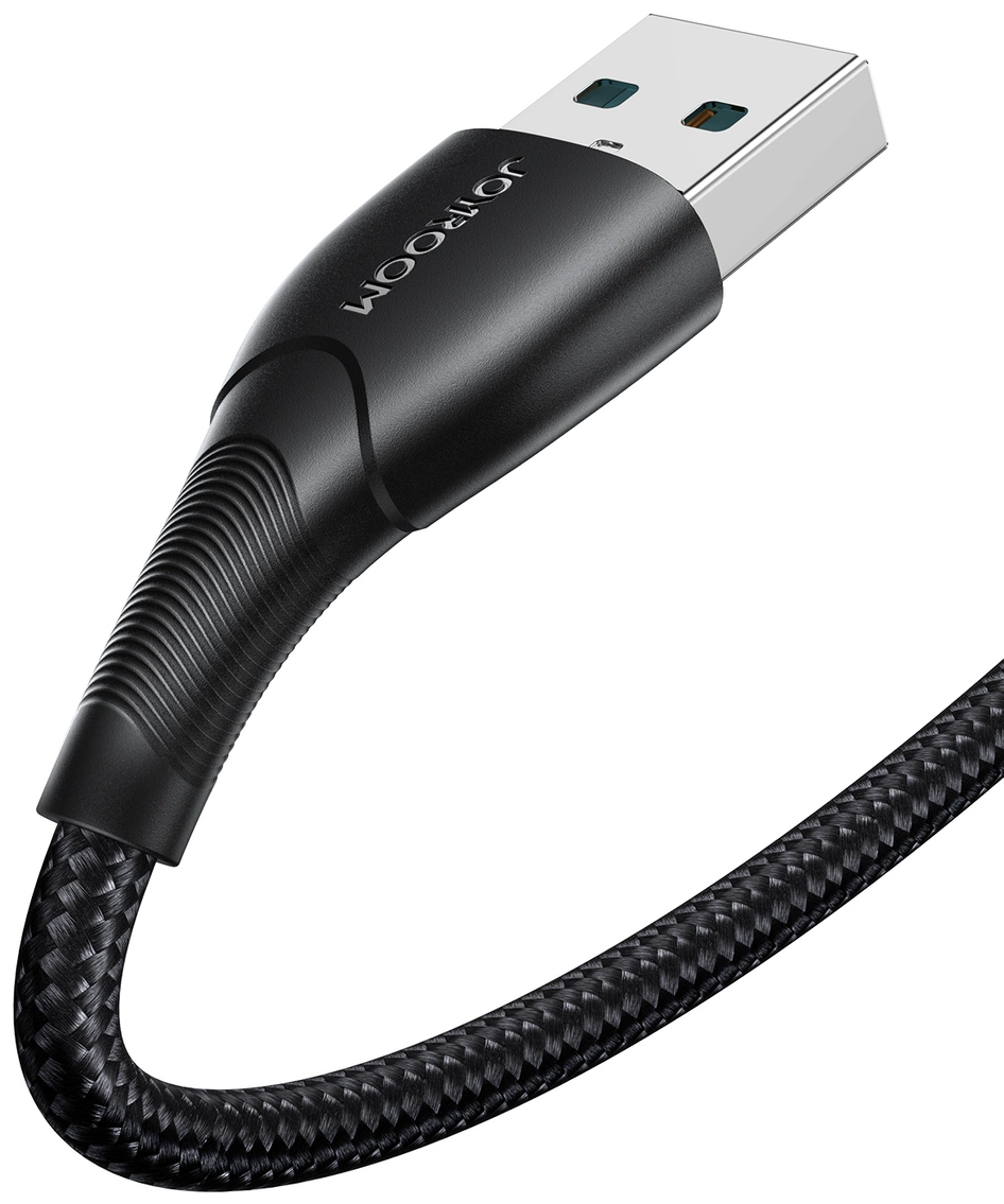 Joyroom SA32-AL3 USB-A–Lightning-kabel för dataöverföring och laddning, 18 W, 1 m, svart