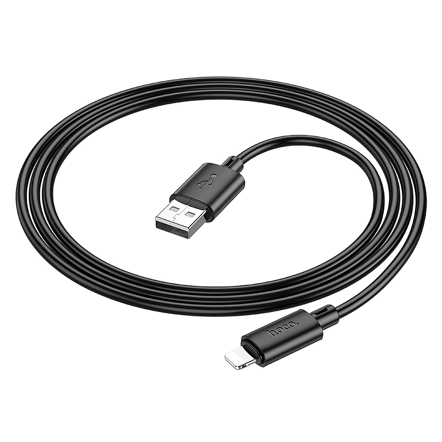Data- och laddningskabel USB-A - Lightning HOCO X88, 18W, 1m, svart