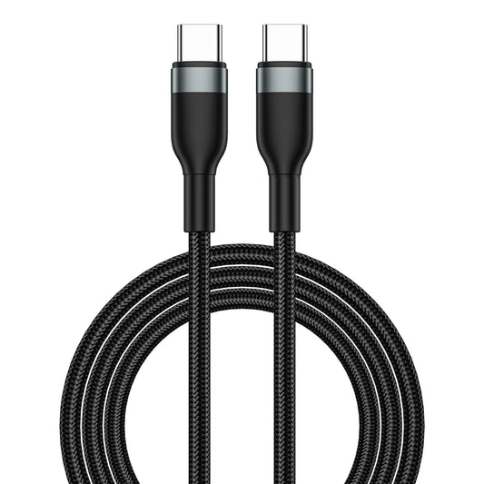 USB-C data- och laddningskabel - USB-C WiWu Wi-C017, 100W, 1,2m, Svart
