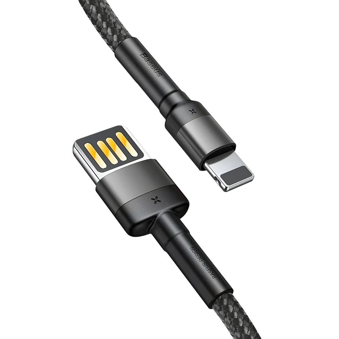 USB-A - Lightning Baseus Cafule Special Edition data- och laddningskabel, 18W, 2m, Grå CALKLF-HG1