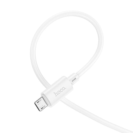 HOCO X88 USB-A - microUSB data- och laddningskabel, 18W, 1m, vit