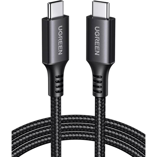 USB-C data- och laddningskabel - USB-C UGREEN US567, 60W, 1m, Grå