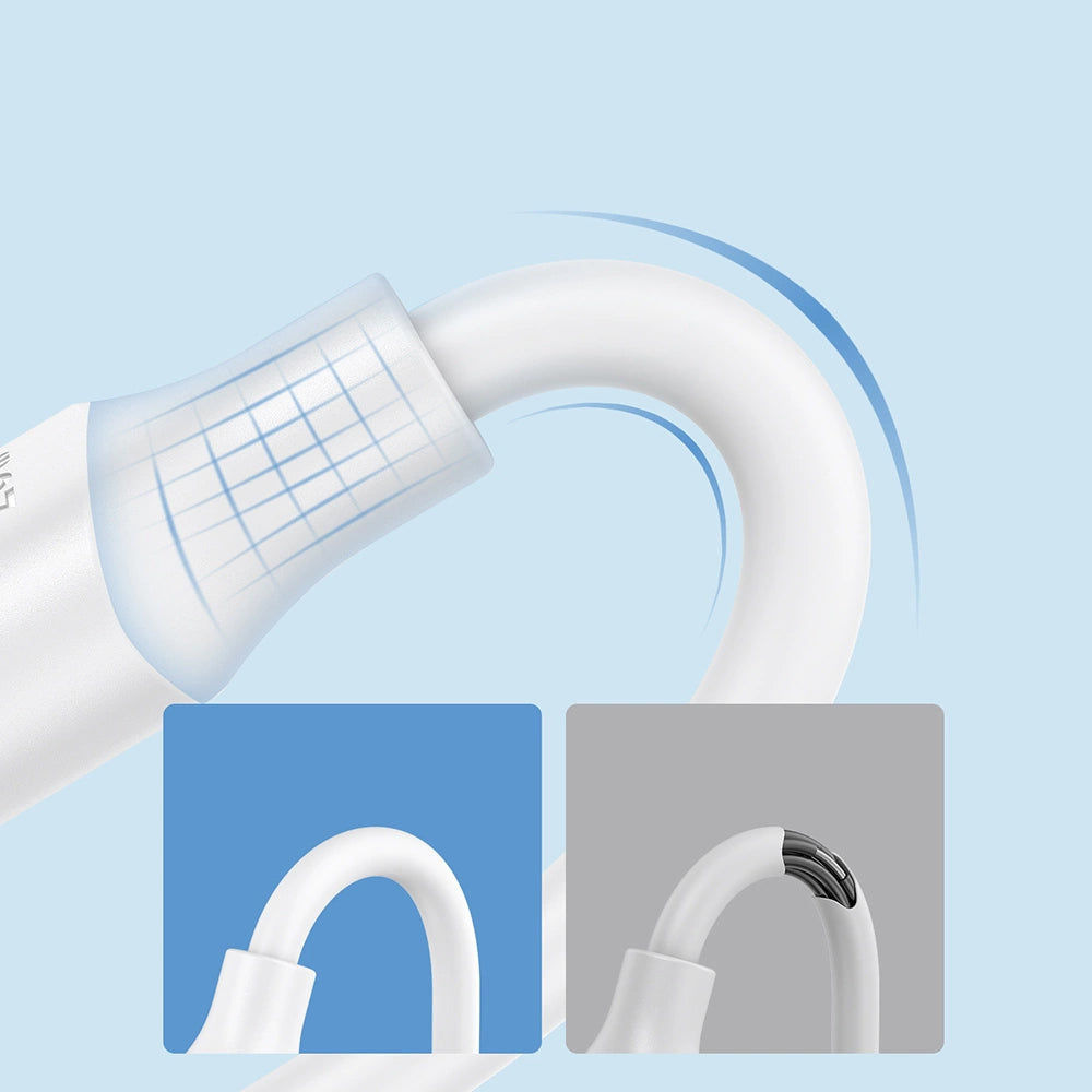 USB-A to Lightning Data and Charging Cable Joyroom S-A9, 18W, 1m, White