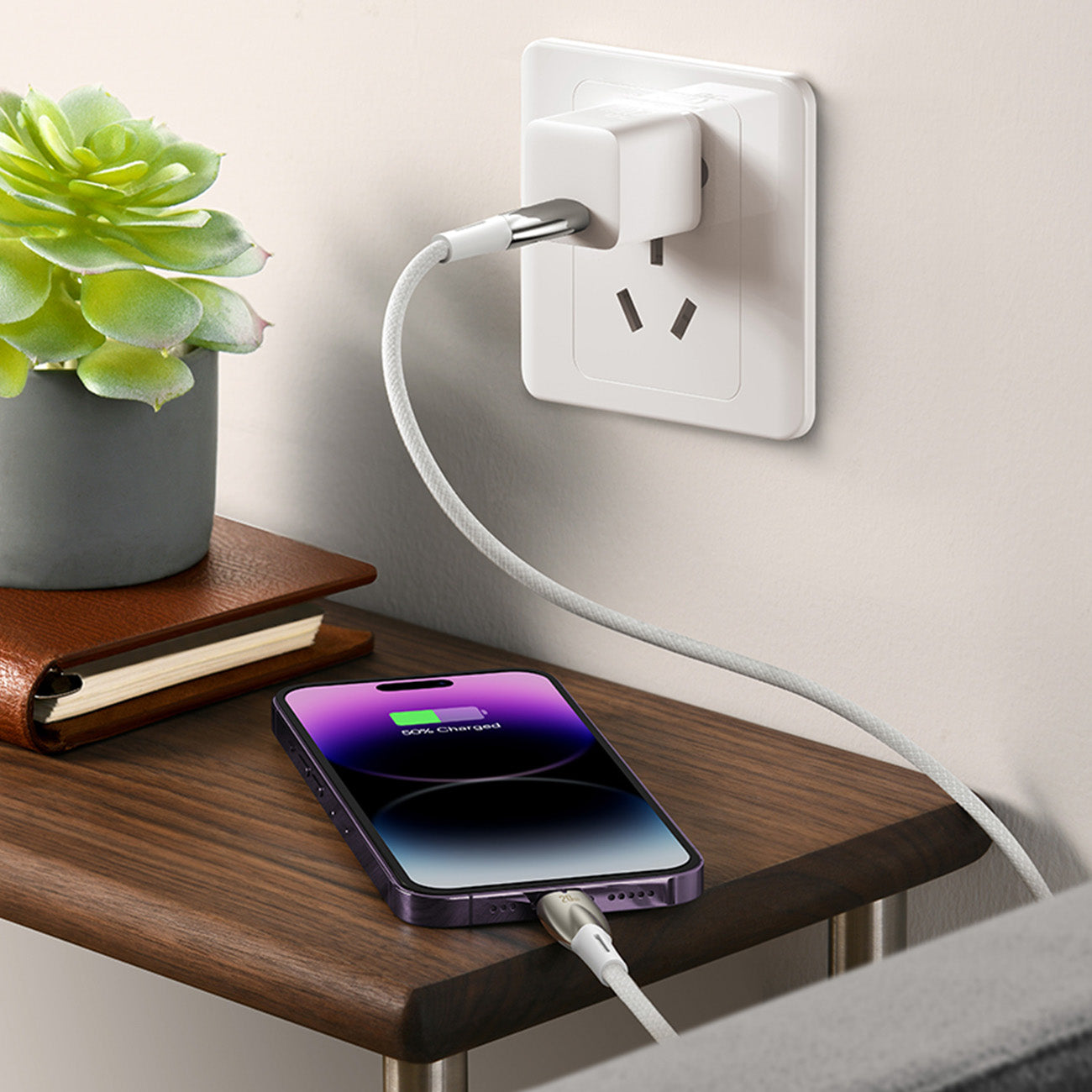 Baseus Glimmer Series USB-A - Lightning data- och laddningskabel, 20W, 2m, svart