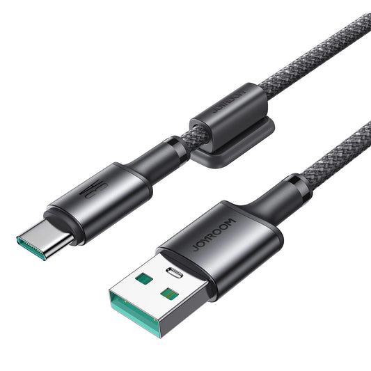 USB-A till USB-C data- och laddningskabel Joyroom S-A50, 60W, 1.2m, Grå