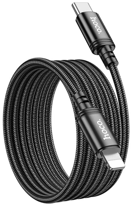 USB-C - Lightning Data- och Laddningskabel HOCO X89, 27W, 2m, Svart