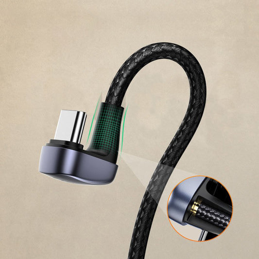 Data and Charging Cable USB-A - USB-C UGREEN US311 Angled, 18W, 1m, Grey