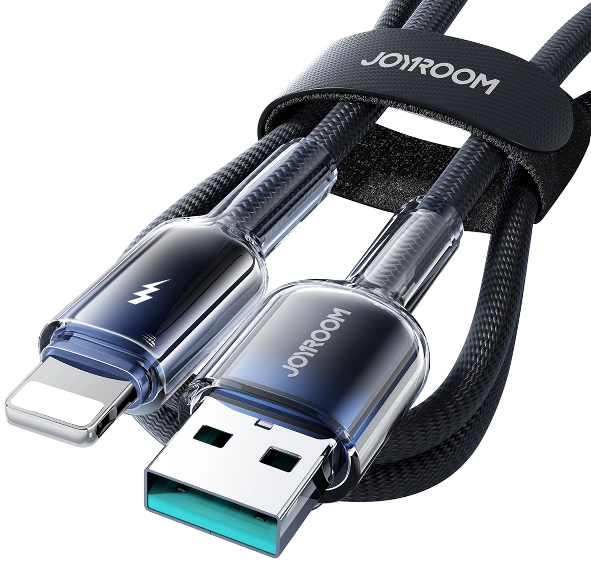 USB-A till Lightning data- och laddningskabel Joyroom S-A42, 18W, 1,2m, svart