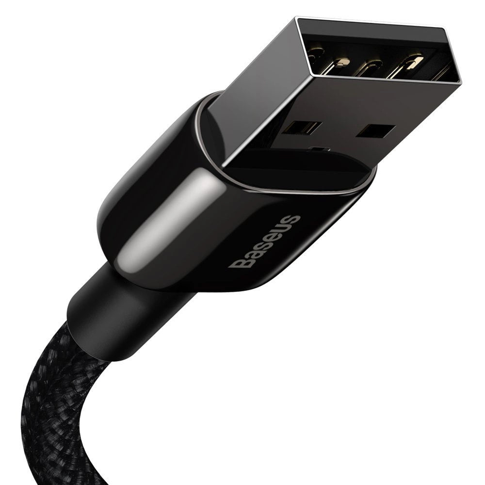 Data- och laddningskabel USB-A - Lightning Baseus Tungsten Gold, 20W, 1m, svart CALWJ-01