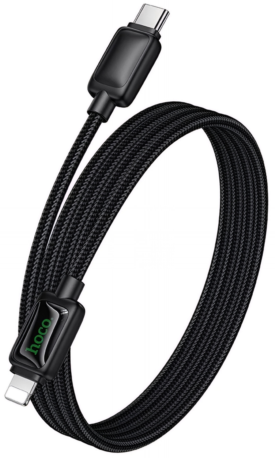 USB-C till Lightning Data- och Laddningskabel HOCO U146, 30W, 1.2m, Svart