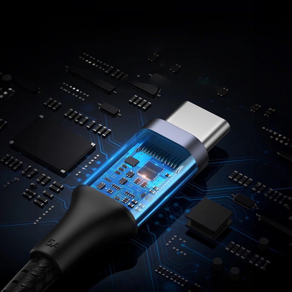 USB-C till USB-C data- och laddningskabel UGREEN US316, 100W, 0.5m, Grå