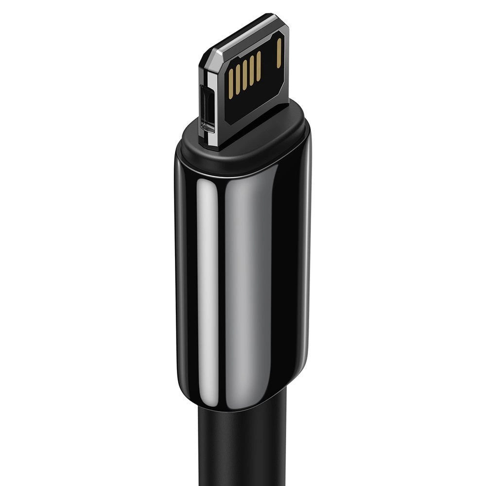 Data- och laddningskabel USB-A - Lightning Baseus Tungsten Gold, 20W, 1m, svart CALWJ-01