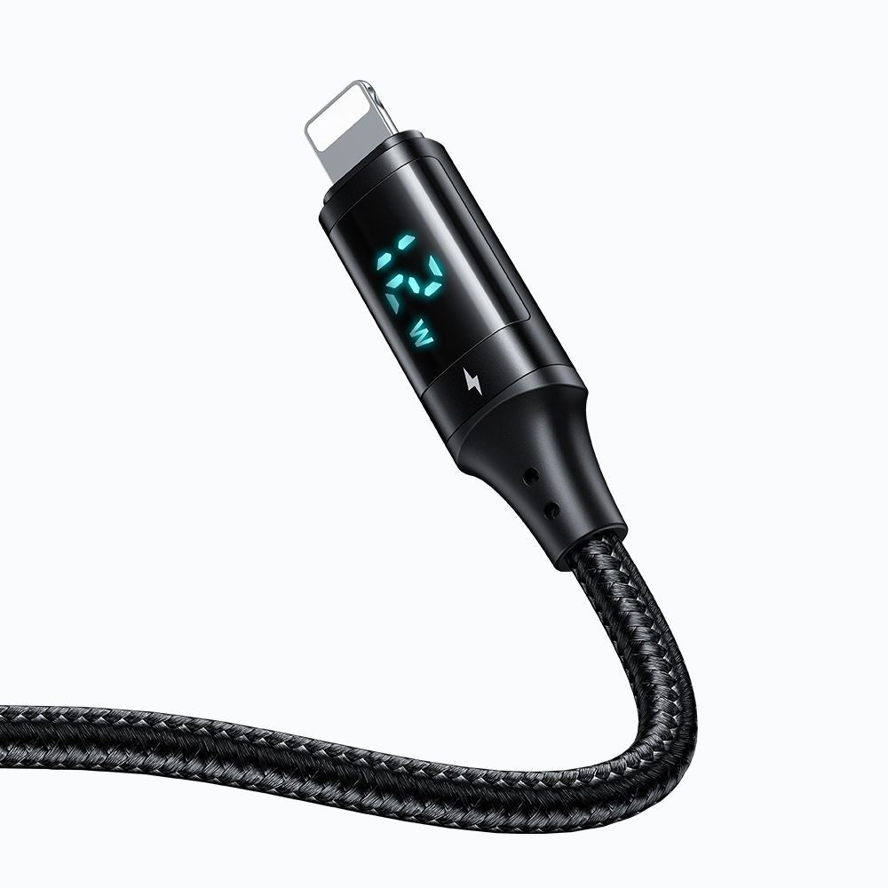 USB-A - Lightning McDodo CA-1060 Display data- och laddningskabel, 12W, 1.2m, Svart