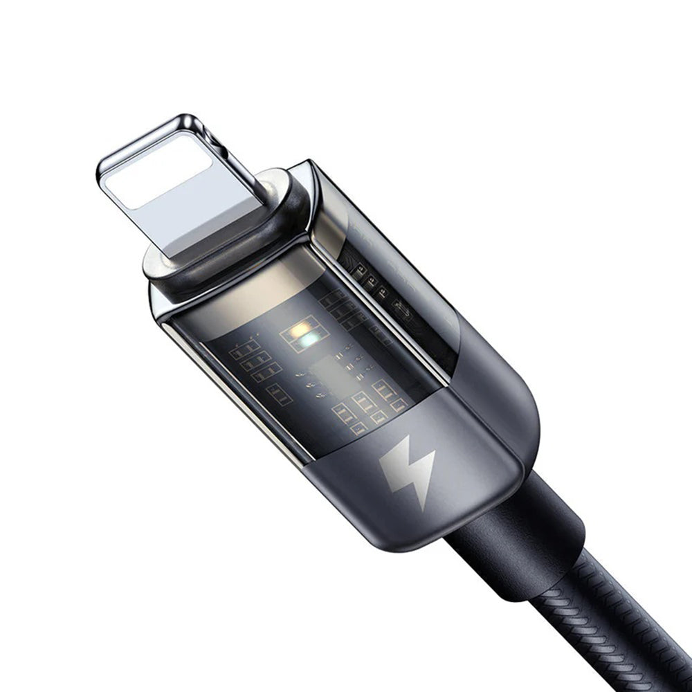 Data- och laddningskabel USB-A - Lightning McDodo CA-3140 Auto Power Off, 18W, 1.2m, Svart