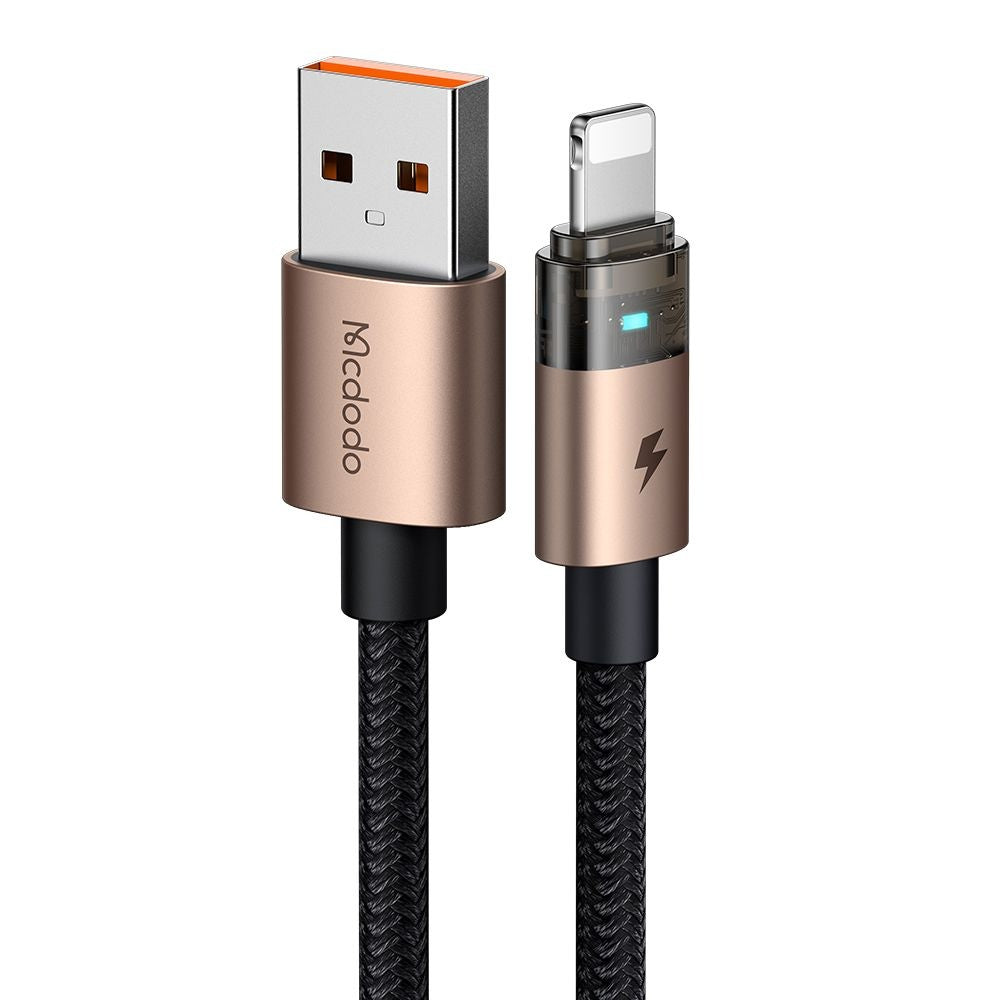 USB-A - Lightning McDodo CA-6911 data- och laddningskabel, 18W, 1.2m, Guld