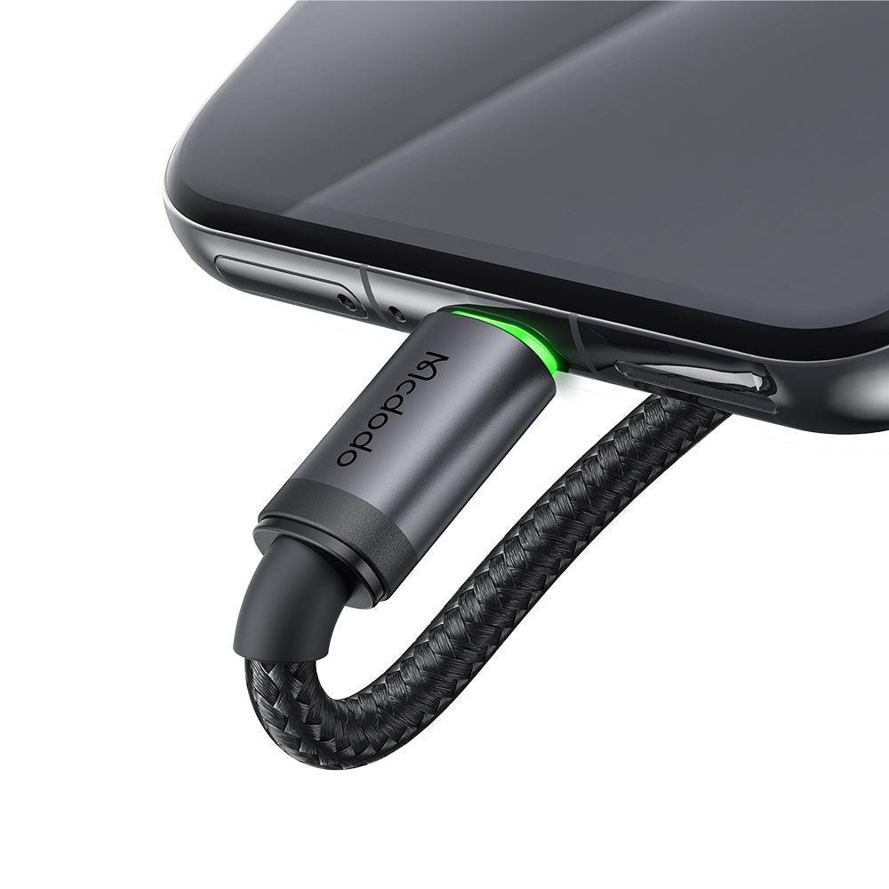 USB-A - microUSB-laddnings- och datakabel McDodo CA-3990, 18W, 1m, Svart