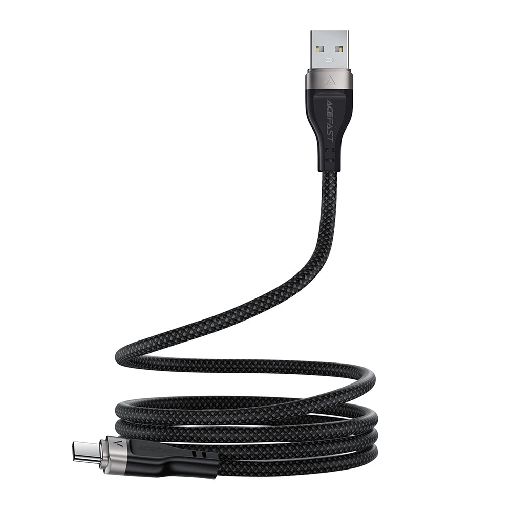 Data- och laddningskabel USB-A - USB-C Acefast C11-04, 18W, 1.2m, Svart