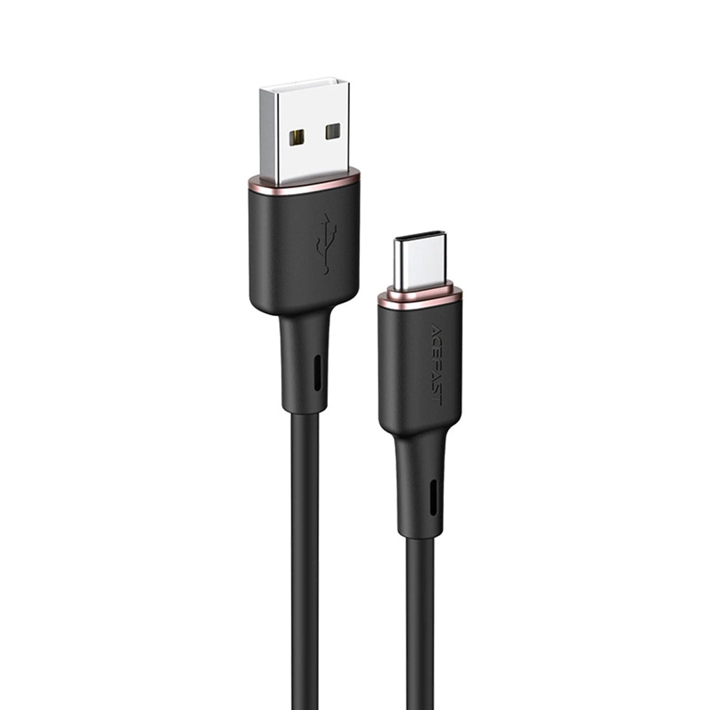 USB-A till USB-C data- och laddningskabel Acefast C2-04, 18W, 1.2m, Svart