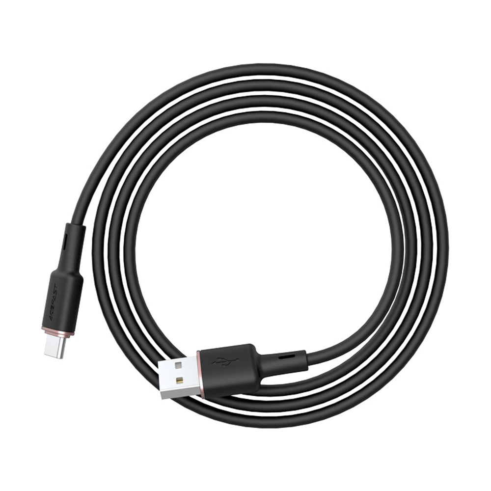 USB-A till USB-C data- och laddningskabel Acefast C2-04, 18W, 1.2m, Svart
