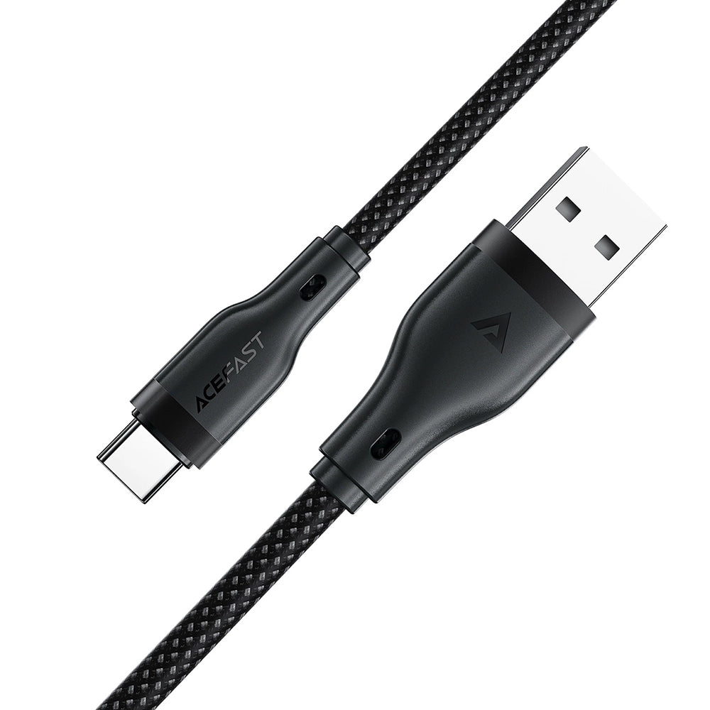 Data- och laddningskabel USB-A till USB-C Acefast C8-04, 18W, 1.2m, Svart