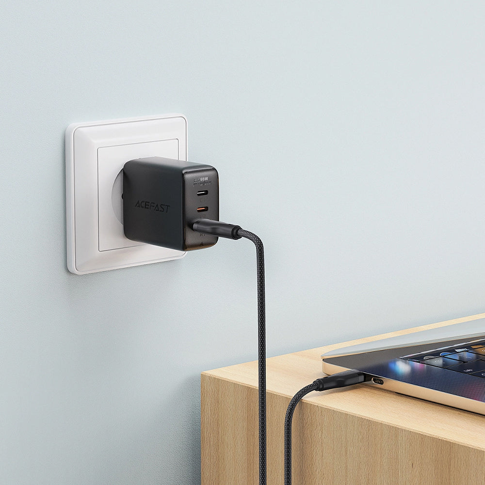 Data- och laddningskabel USB-A till USB-C Acefast C8-04, 18W, 1.2m, Svart