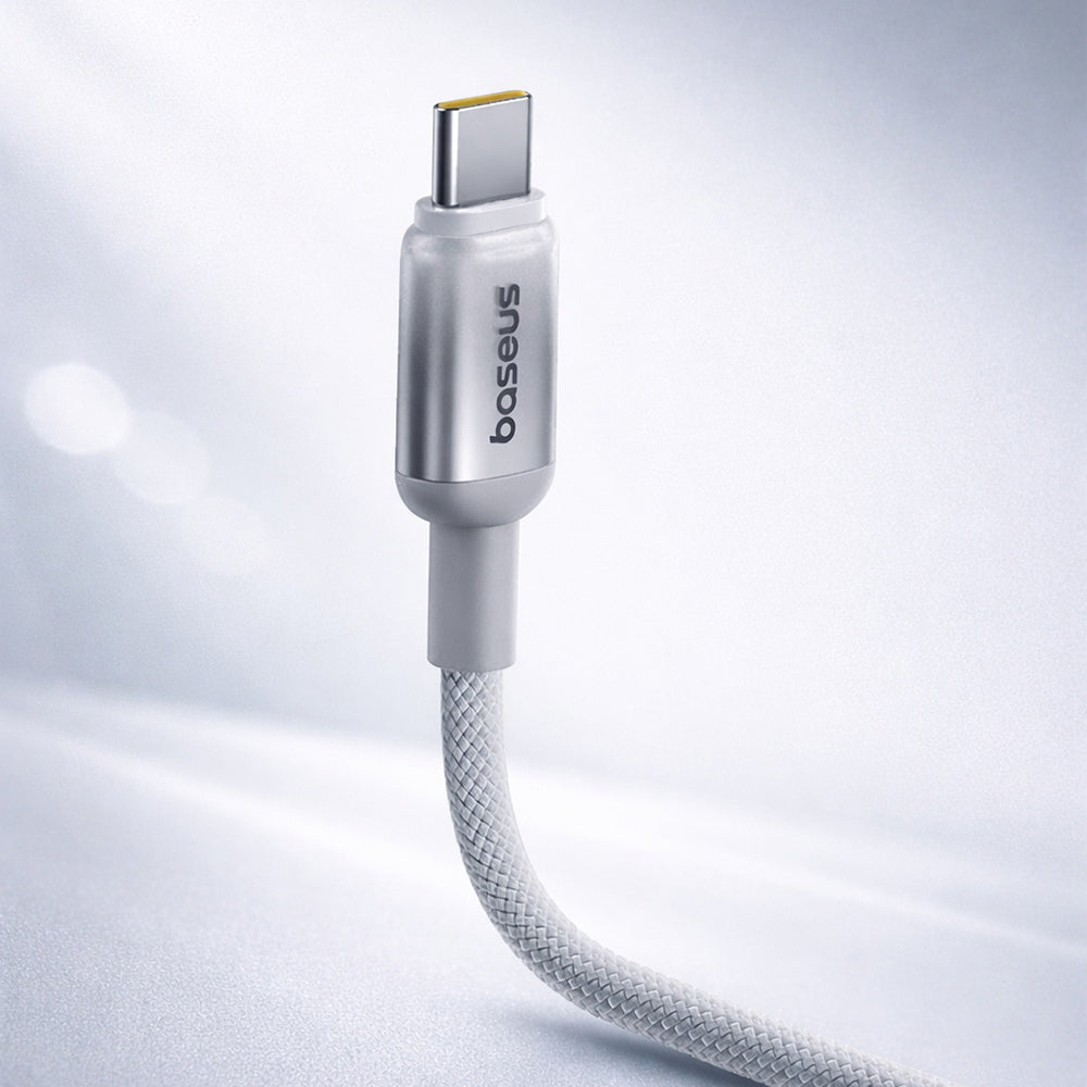 Data- och laddningskabel USB-A till USB-C Baseus Discolor, 100W, 2m, Silver E0420700