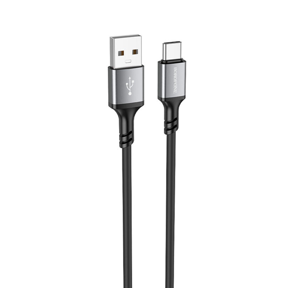 USB-A till USB-C data- och laddningskabel Borofone BX83, 18W, 1m, Svart