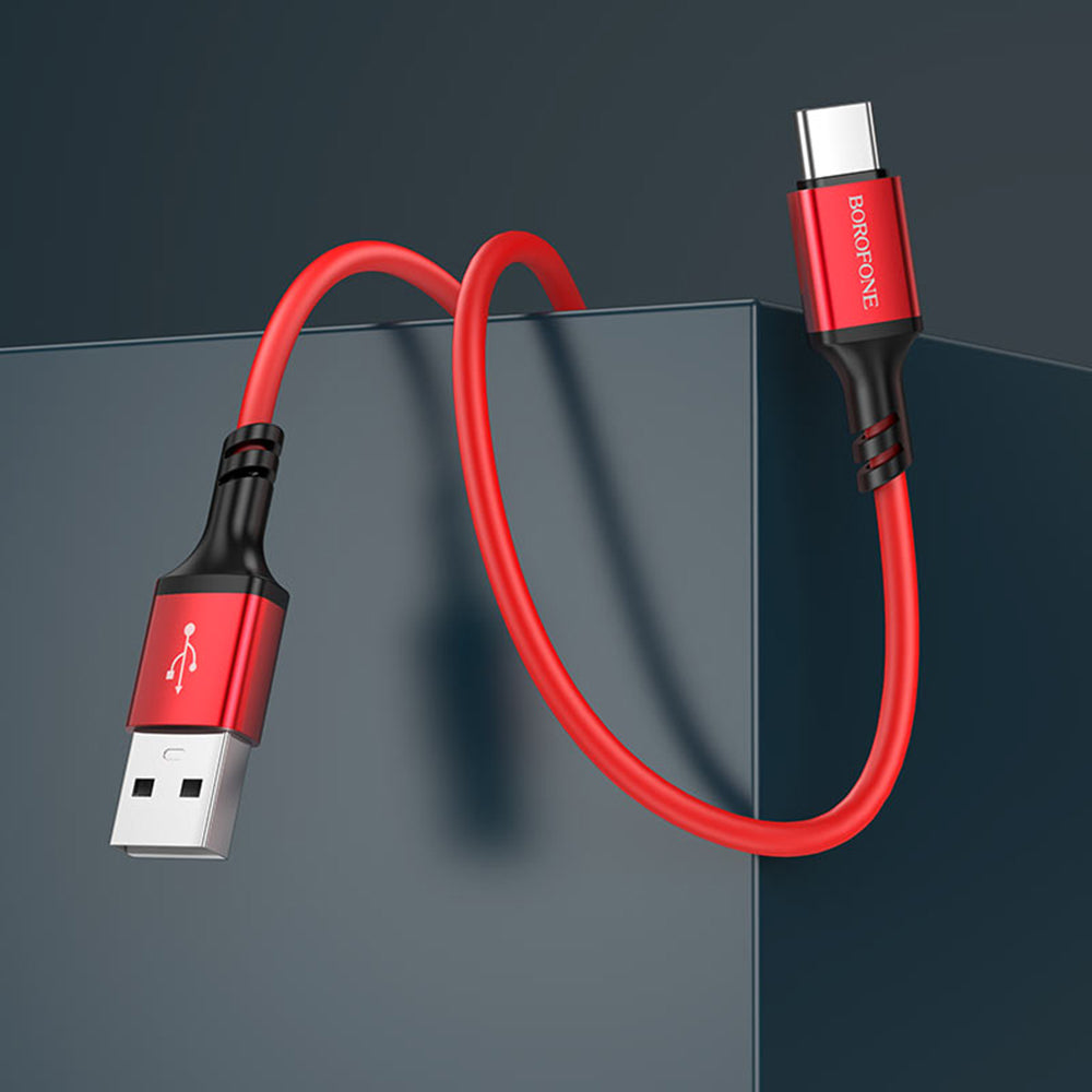 USB-A till USB-C data- och laddningskabel Borofone BX83, 18W, 1m, Svart