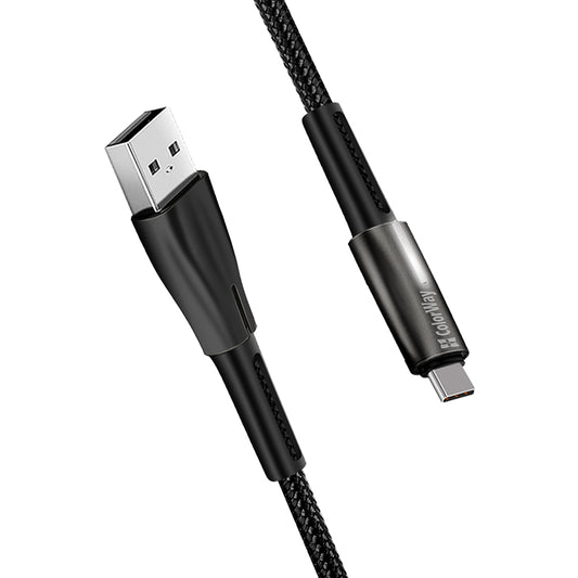 Data- och laddningskabel USB-A - USB-C ColorWay CW-CBUC035, 18W, 1m, Svart
