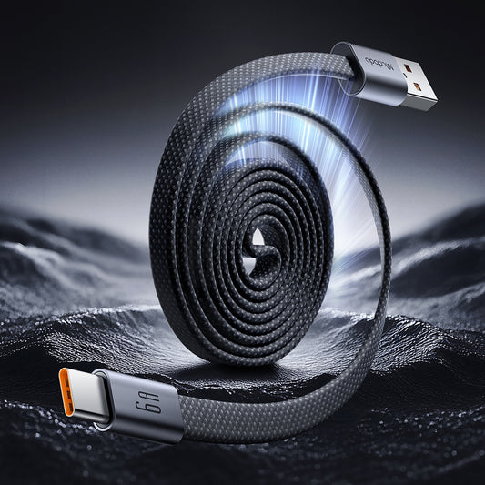 USB-A till USB-C data- och laddningskabel McDodo CA-1200, 60W, 1m, svart