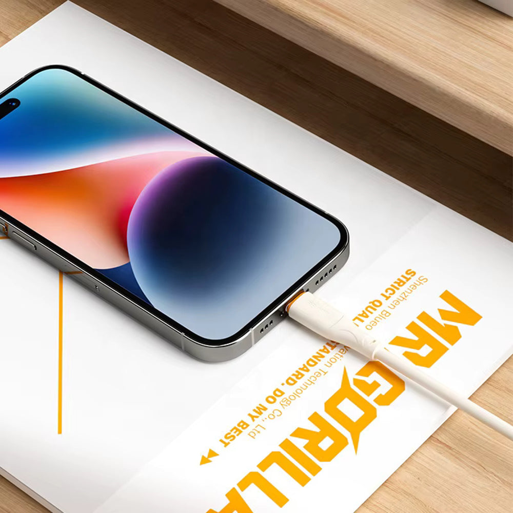 USB-C - Lightning Blueo Ape Legend data- och laddningskabel, 20W, 1.5m, Grå