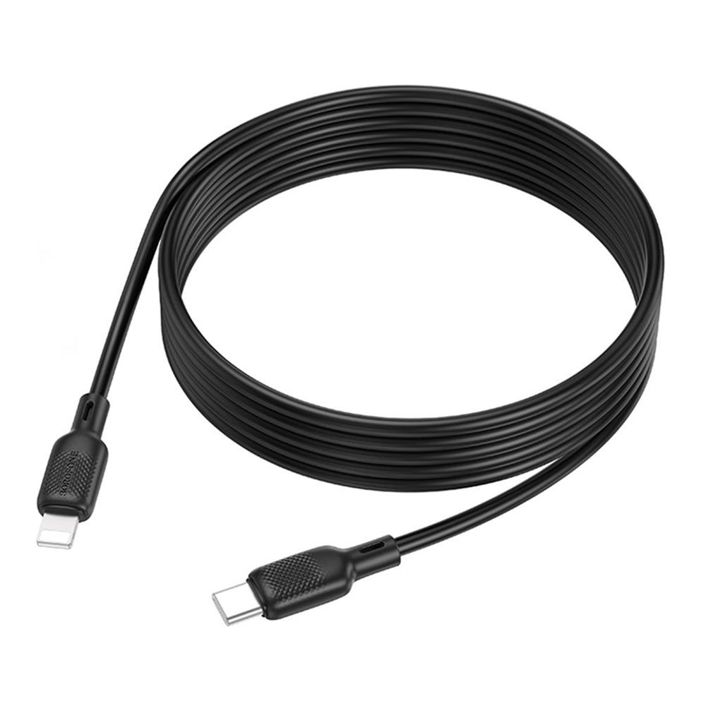 USB-C - Lightning Laddnings- och Datakabel Borofone BX113 Lenny, 27W, 2m, Svart