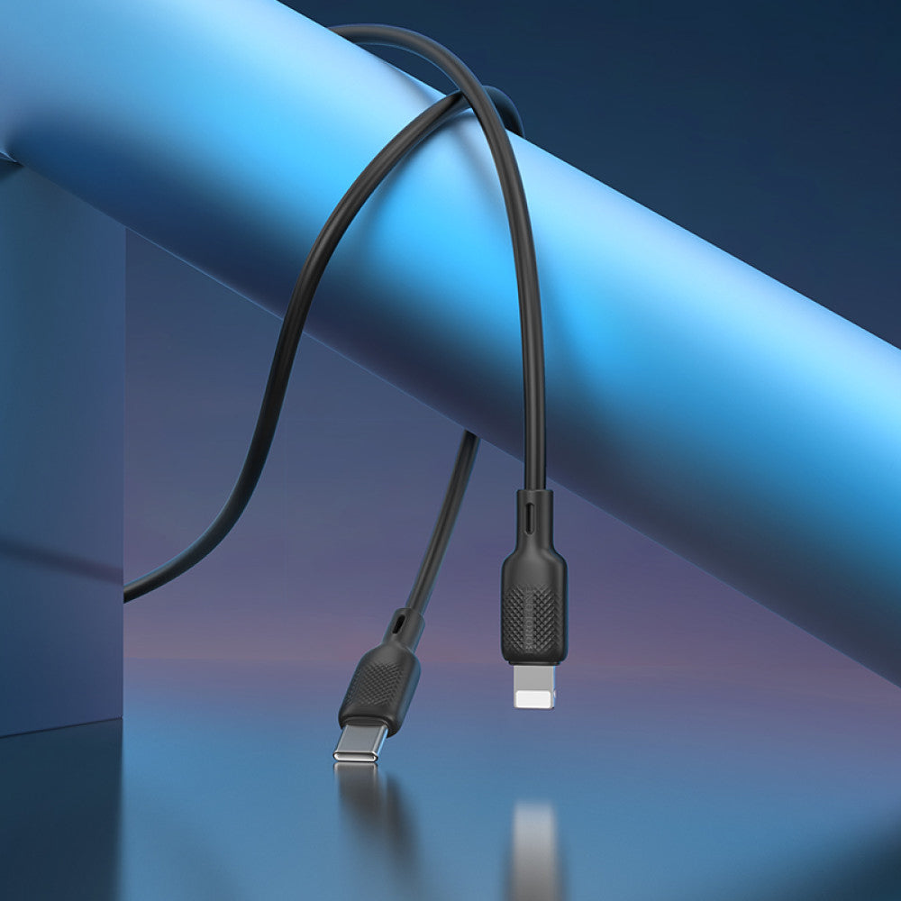 USB-C - Lightning Laddnings- och Datakabel Borofone BX113 Lenny, 27W, 2m, Svart