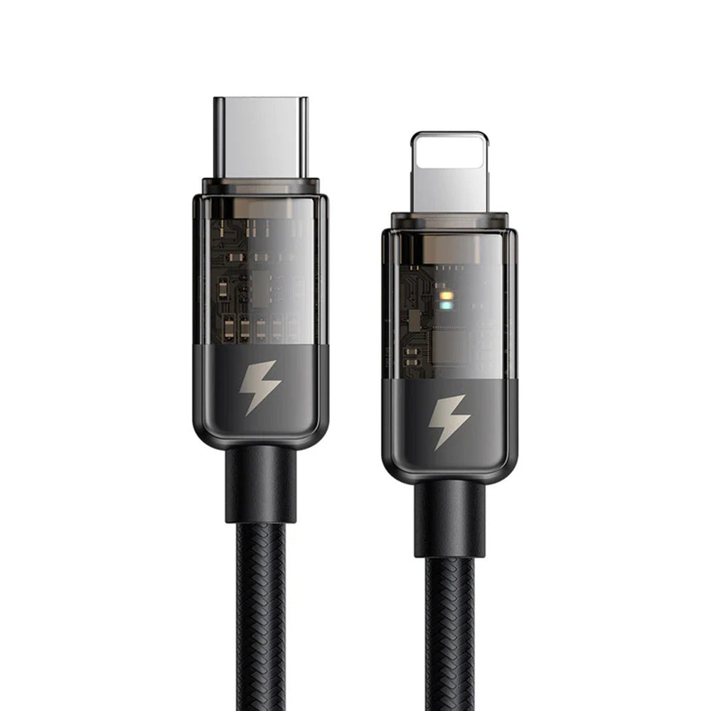 USB-C - Lightning McDodo CA-3160 Auto Power Off, 36W, 1.2m, Svart