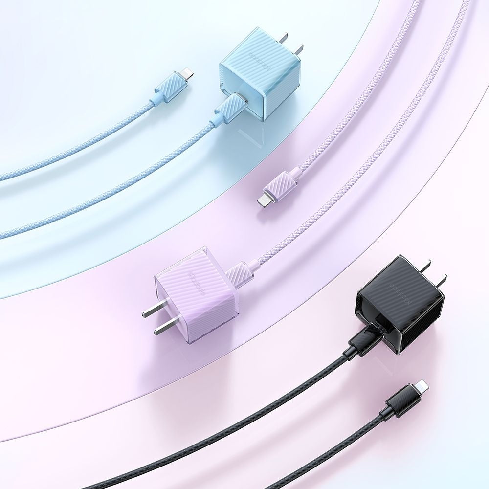 Data- och laddningskabel USB-C - Lightning McDodo CA-3660, 36W, 1.2m, Svart